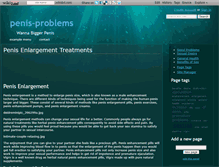 Tablet Screenshot of penis-problems.wikidot.com