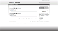Desktop Screenshot of feedback-template.wikidot.com