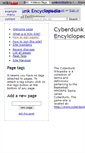 Mobile Screenshot of cyberdunkencyclopedia.wikidot.com