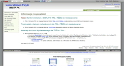 Desktop Screenshot of pk-imnitp-physlab-pl.wikidot.com