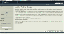 Desktop Screenshot of keynotes.wikidot.com