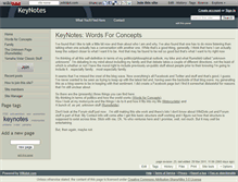 Tablet Screenshot of keynotes.wikidot.com