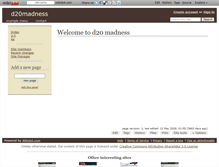 Tablet Screenshot of d20madness.wikidot.com
