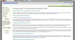 Desktop Screenshot of homebrew-channel.wikidot.com
