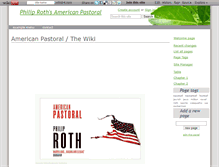 Tablet Screenshot of americanpastoral.wikidot.com