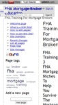 Mobile Screenshot of fhamortgagebroker.wikidot.com