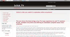 Desktop Screenshot of 3click-tv.wikidot.com