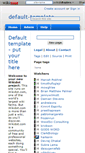 Mobile Screenshot of default-template.wikidot.com