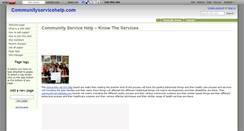 Desktop Screenshot of communityservicehelp.wikidot.com