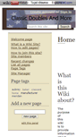Mobile Screenshot of classic-doubles-and-more.wikidot.com