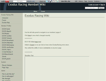 Tablet Screenshot of exodusracing.wikidot.com