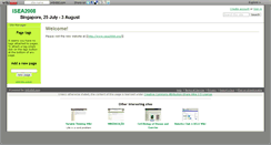 Desktop Screenshot of isea2008singapore.wikidot.com