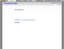 Tablet Screenshot of herosmash.wikidot.com