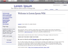 Tablet Screenshot of loremipsum.wikidot.com