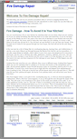 Mobile Screenshot of firedamagerepair.wikidot.com