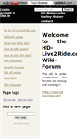 Mobile Screenshot of hd-live2ride.wikidot.com