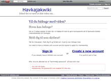 Tablet Screenshot of havkajak.wikidot.com