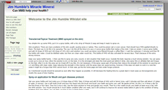 Desktop Screenshot of miraclemineral.wikidot.com