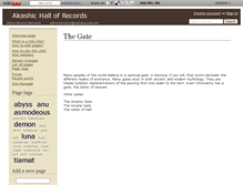 Tablet Screenshot of akashic.wikidot.com