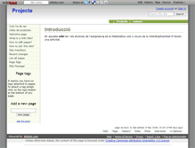 Tablet Screenshot of projecte.wikidot.com