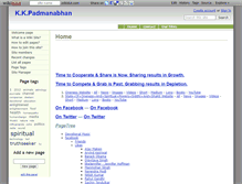 Tablet Screenshot of kkpadmanabhan.wikidot.com