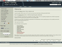 Tablet Screenshot of mythicrpg.wikidot.com