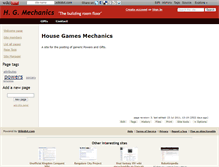 Tablet Screenshot of hgmechanics.wikidot.com