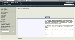 Desktop Screenshot of consejosvidasana.wikidot.com
