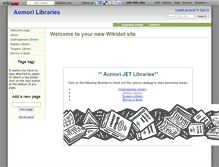 Tablet Screenshot of aomorilibrary.wikidot.com