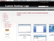 Tablet Screenshot of customdesktoplogo.wikidot.com