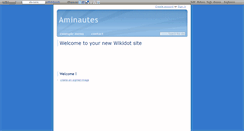 Desktop Screenshot of aminautes.wikidot.com
