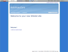 Tablet Screenshot of aminautes.wikidot.com