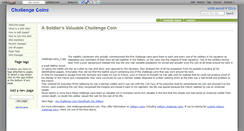 Desktop Screenshot of challenge-coins.wikidot.com