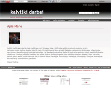 Tablet Screenshot of kalvis.wikidot.com
