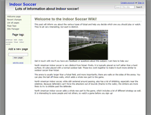Tablet Screenshot of indoorsoccer.wikidot.com