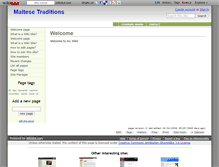 Tablet Screenshot of maltesetraditions.wikidot.com