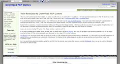 Desktop Screenshot of downloadpspgames.wikidot.com