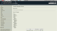 Desktop Screenshot of familyrecipes.wikidot.com