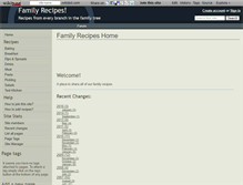 Tablet Screenshot of familyrecipes.wikidot.com