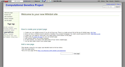 Desktop Screenshot of cs124project-2009.wikidot.com