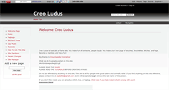 Desktop Screenshot of creoludus.wikidot.com