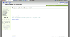 Desktop Screenshot of boratscape.wikidot.com