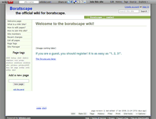 Tablet Screenshot of boratscape.wikidot.com