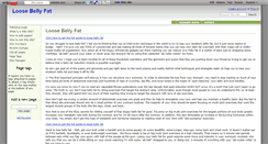Desktop Screenshot of loosebellyfat.wikidot.com