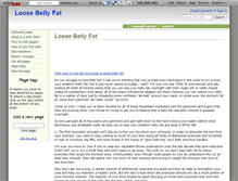 Tablet Screenshot of loosebellyfat.wikidot.com