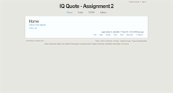 Desktop Screenshot of iq2.wikidot.com