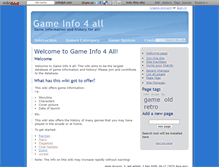 Tablet Screenshot of gameinfo4all.wikidot.com