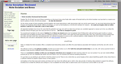 Desktop Screenshot of nichesocializerreviewed.wikidot.com