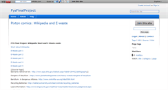 Desktop Screenshot of fysfinalproject.wikidot.com