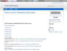 Tablet Screenshot of fysfinalproject.wikidot.com